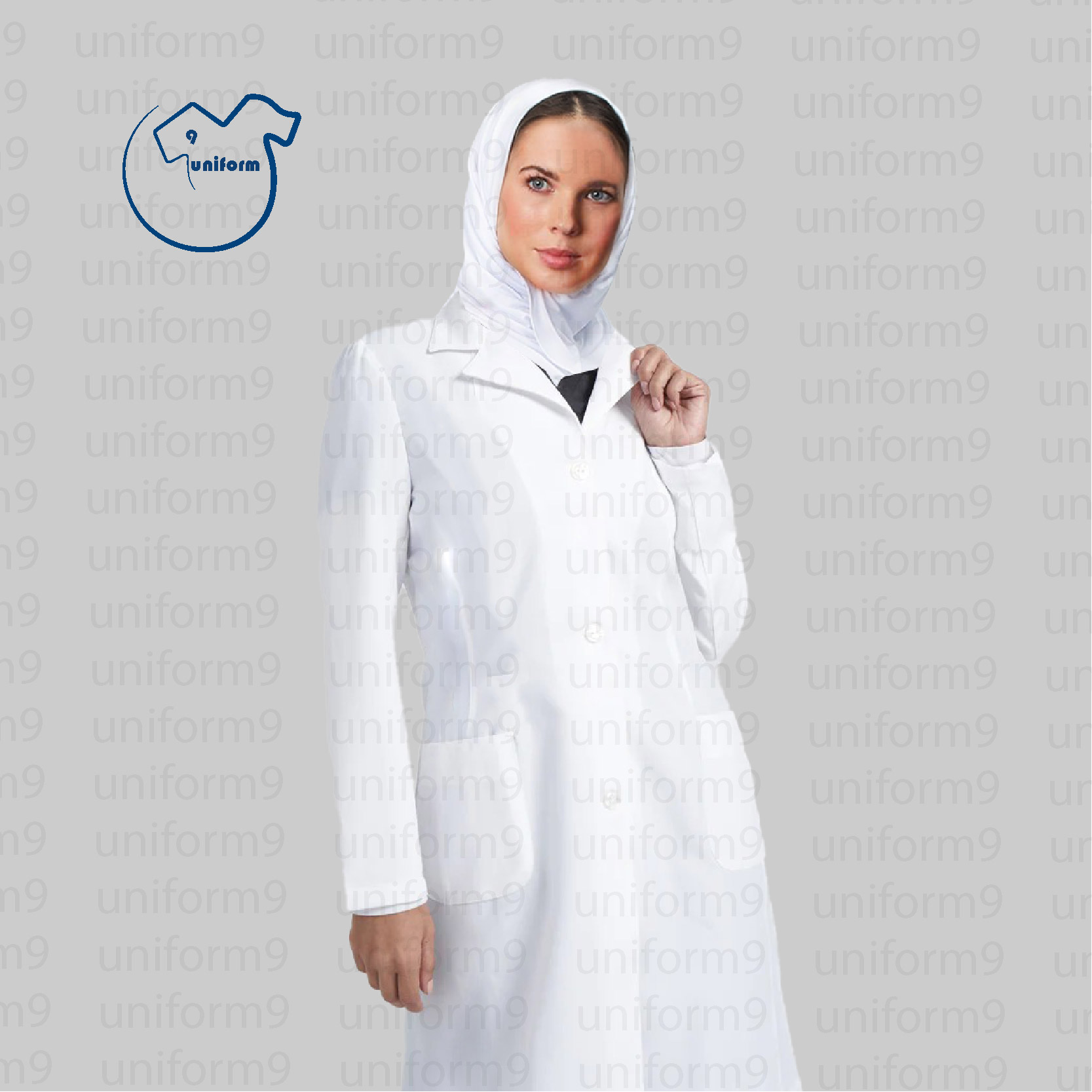 STYLE L 2 woman-01 LAB COAT-STYLE L2