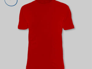 Round neck cotton T-shirt-a